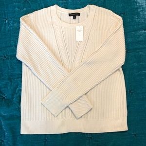 Banana Republic Ivory Sweater, size L